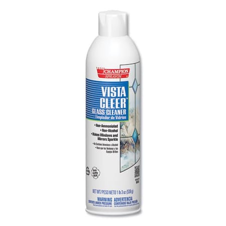 Chase Products CHP 20 oz Aerosol Vista Cleer Ammonia-Free Glass Cleaner, 12PK CH472116